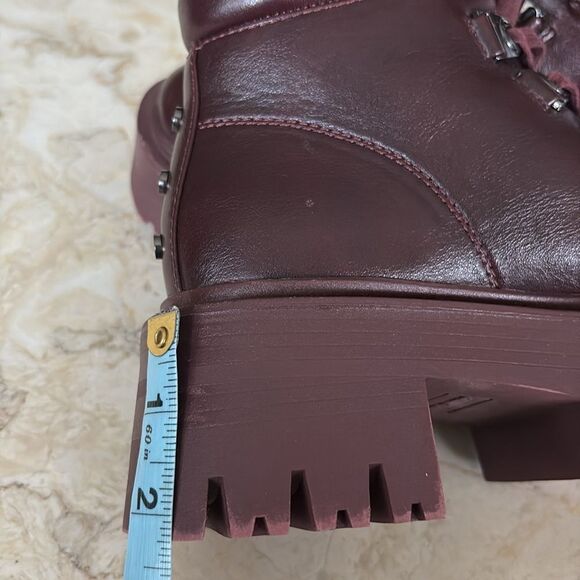 Call It Spring AVRIIL Chunky Heel Lace Up Ankle Boots Vegan - Picture 16 of 16